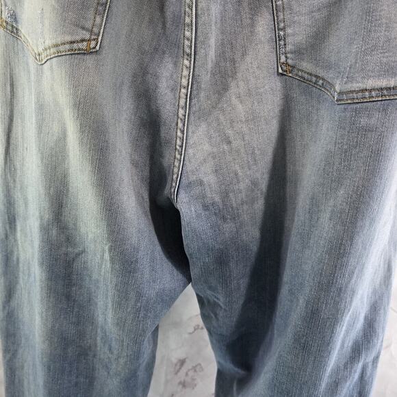 Anthropologie Jeans Womens 22 W High Rise Denim Pilcro Light Wash Crop Straight - Picture 7 of 11